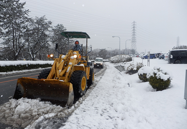除雪作業