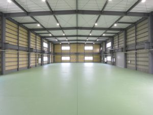 建築工事　山分物産様 倉庫内部