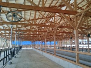 建築工事　毛利志満牧場様