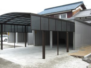 個人宅工事　カーポート