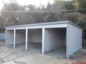 個人宅工事　ガレージ