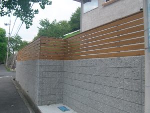 個人宅工事　フェンス