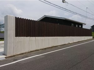 個人宅工事　フェンス