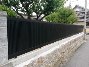個人宅工事　フェンス
