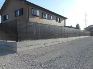 個人宅工事　フェンス