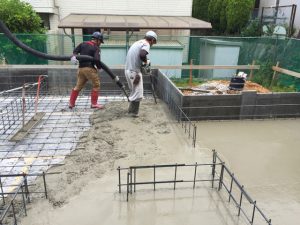 個人宅工事　基礎