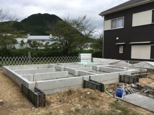 個人宅工事　基礎