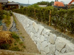 個人宅工事　石積