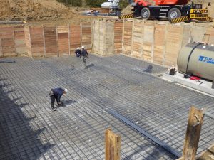 土木工事　鉄筋