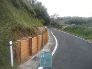 土木工事　木柵