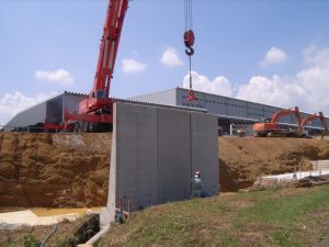 土木工事　擁壁