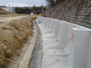 土木工事　擁壁