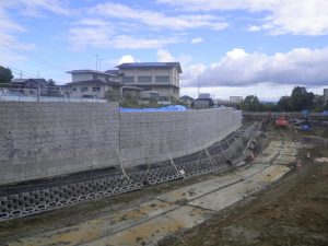 土木工事　擁壁