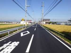 舗装工事　舗装 町道