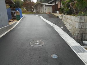 舗装工事　舗装 里道